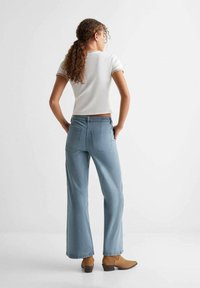 Mango Kids UTILITY - Zvonové džínsy - dark blue