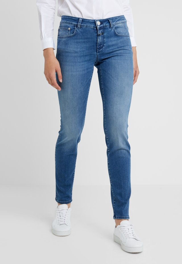 BAKER LONG - Slim fit -farkut - mid blue