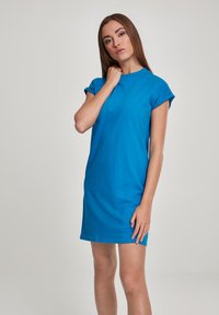 Urban Classics TURTLE EXTENDED SHOULDER - Robe en jersey - blue