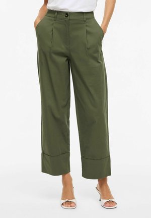 VISIMONE - Pantalon classique - olivine