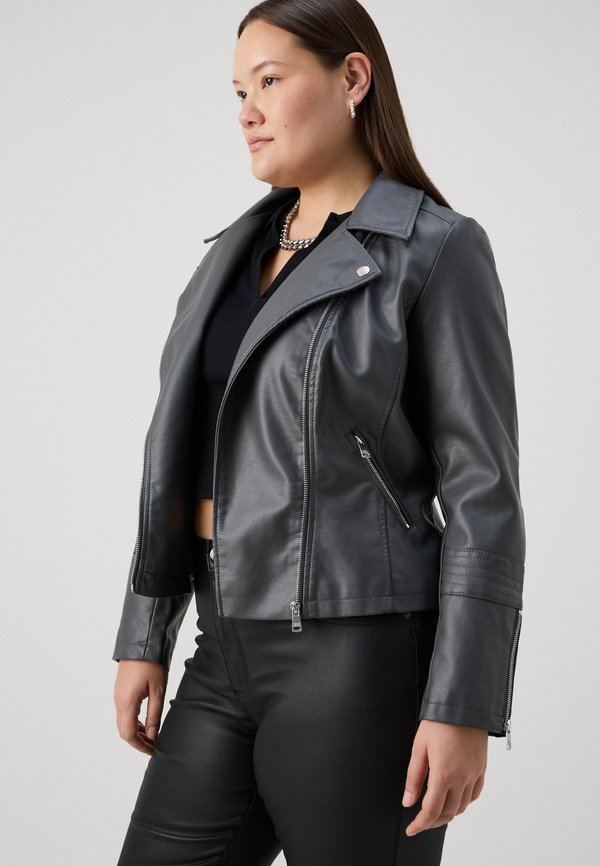 CAREMMY BIKER - Faux leather jacket - magnet4
