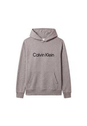 Calvin Klein, LOGO TERRY HOODY - Суитшърт с качулка - medium grey heather