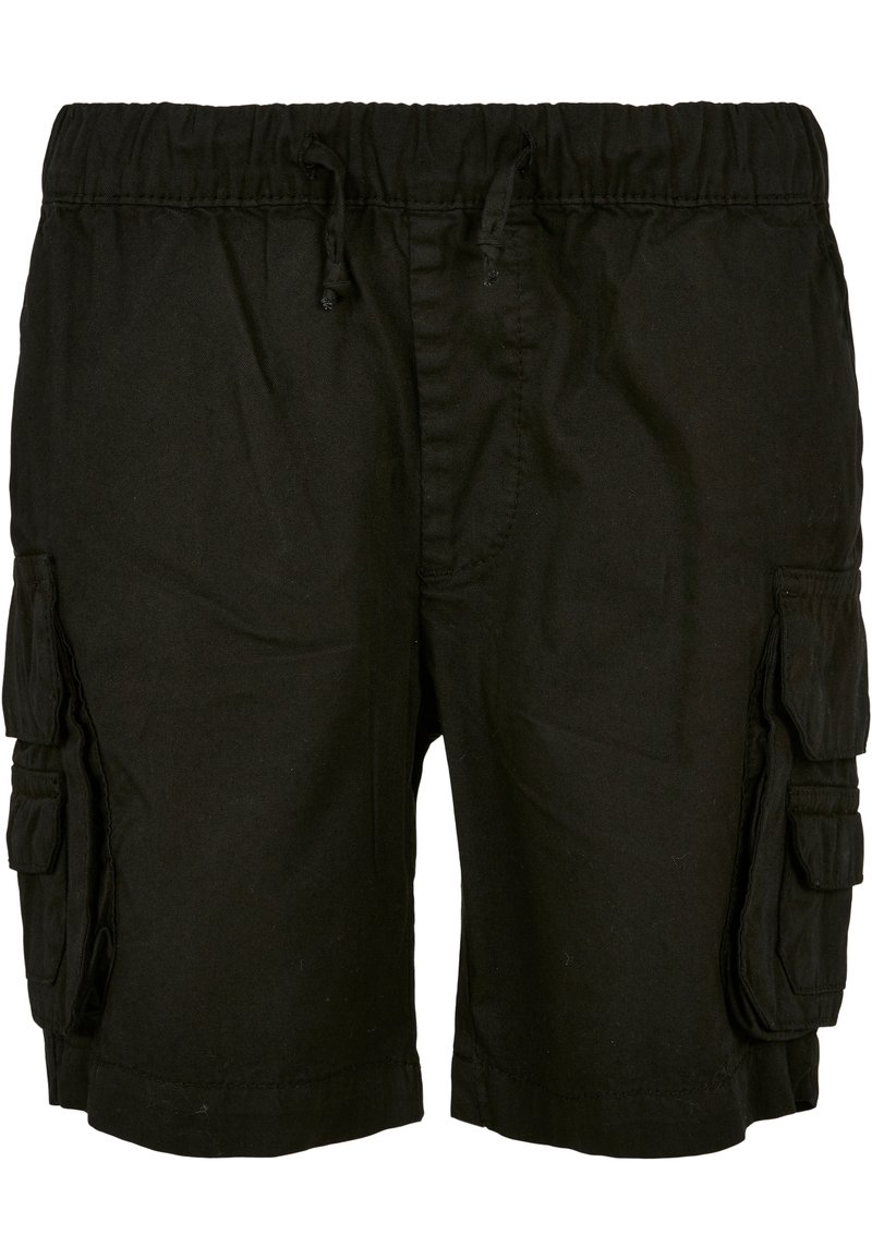 Urban Classics - BOYS DOUBLE POCKET CARGO SHORTS - Shortsit - black, Suurenna