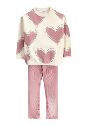 Coccodrillo, KOMPLET SET - Leggings - Trousers - pink