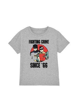DC COMICS - BATMAN, BATMAN CLASSIC TV SINCE 66 UNISEX - Print T-shirt - mottled light grey