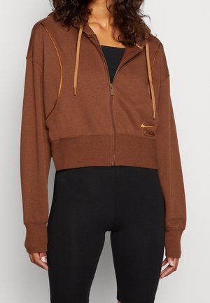Sweat zippé - brown