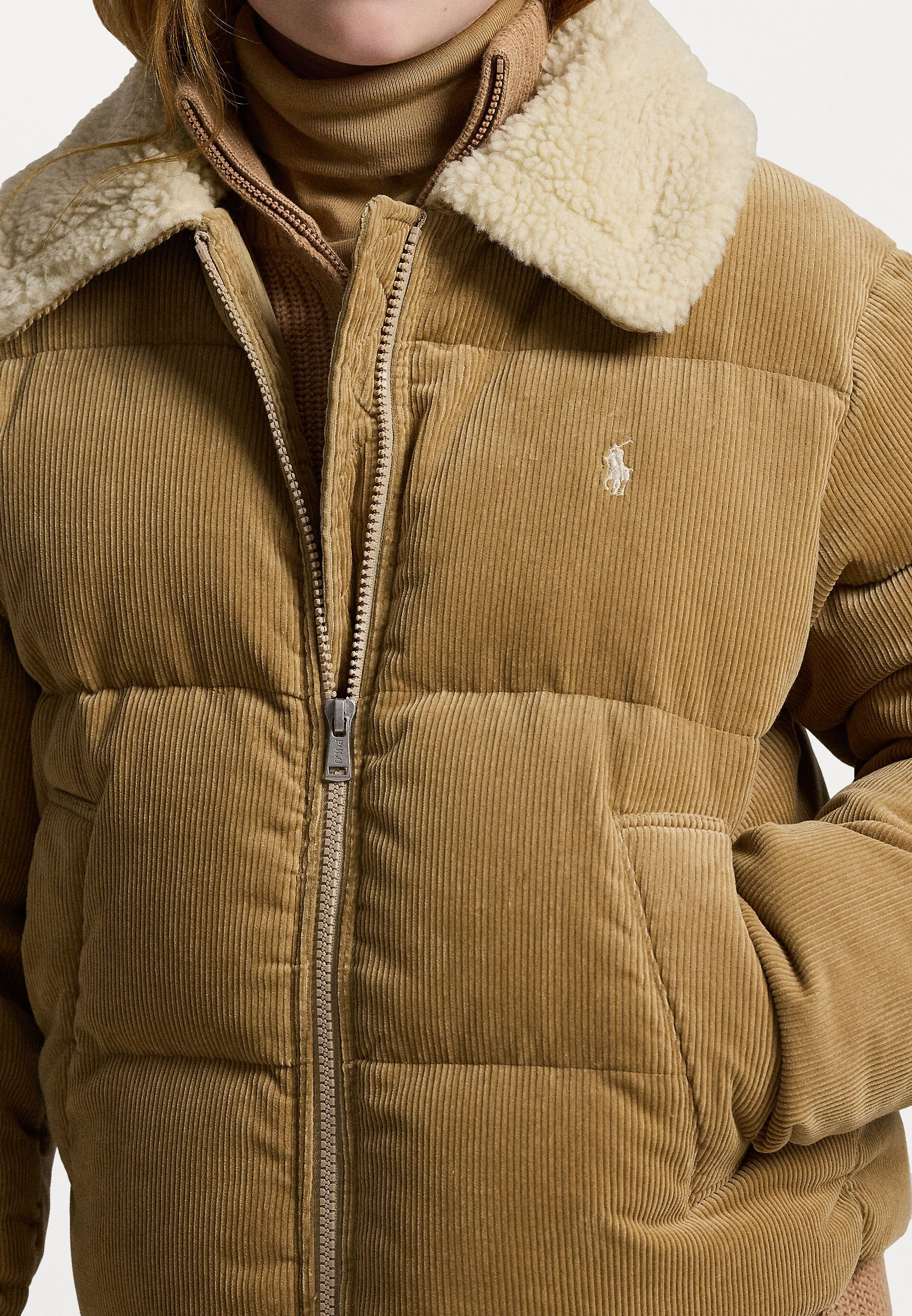 Polo Ralph Lauren Down jacket - vintage khaki/khaki - Zalando.co.uk