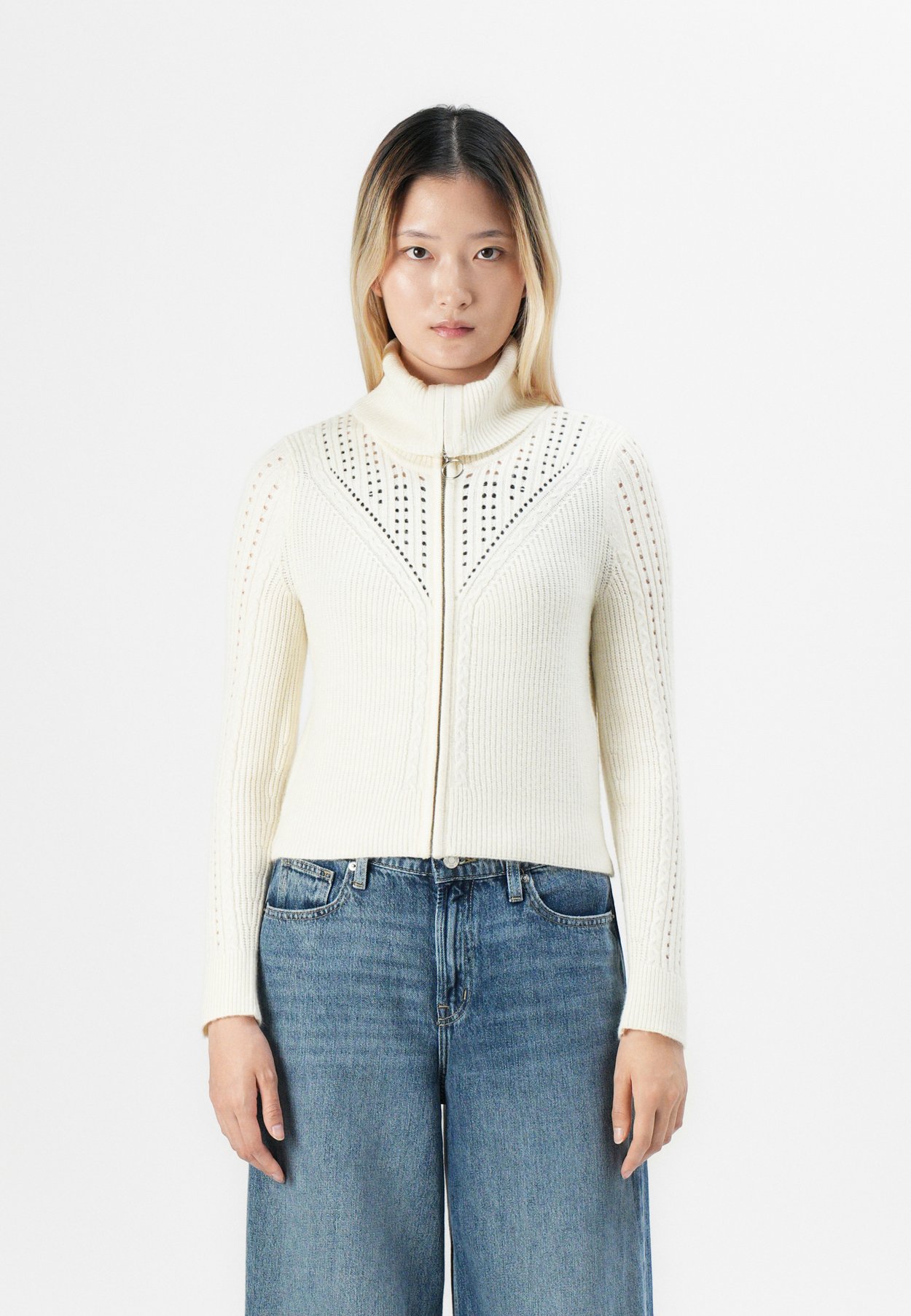ONLLISELOTTE ZIP CARDIGAN