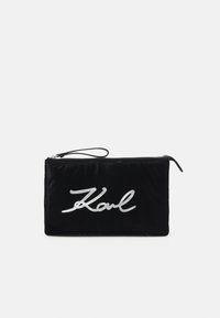 SIGNATURE SOFT POUCH - Carteira de mão - black