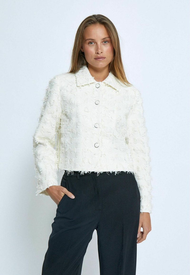 Minus - SHORT - Hemdbluse - cloud dancer, Vergrößern