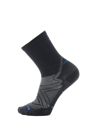 RUN ZERO CUSHION MID CREW - Sportsocken - black