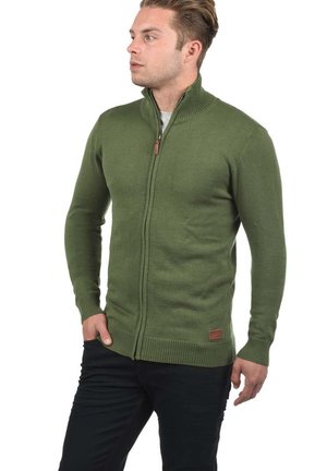 BHNORMAN - Cardigan - burnt olive