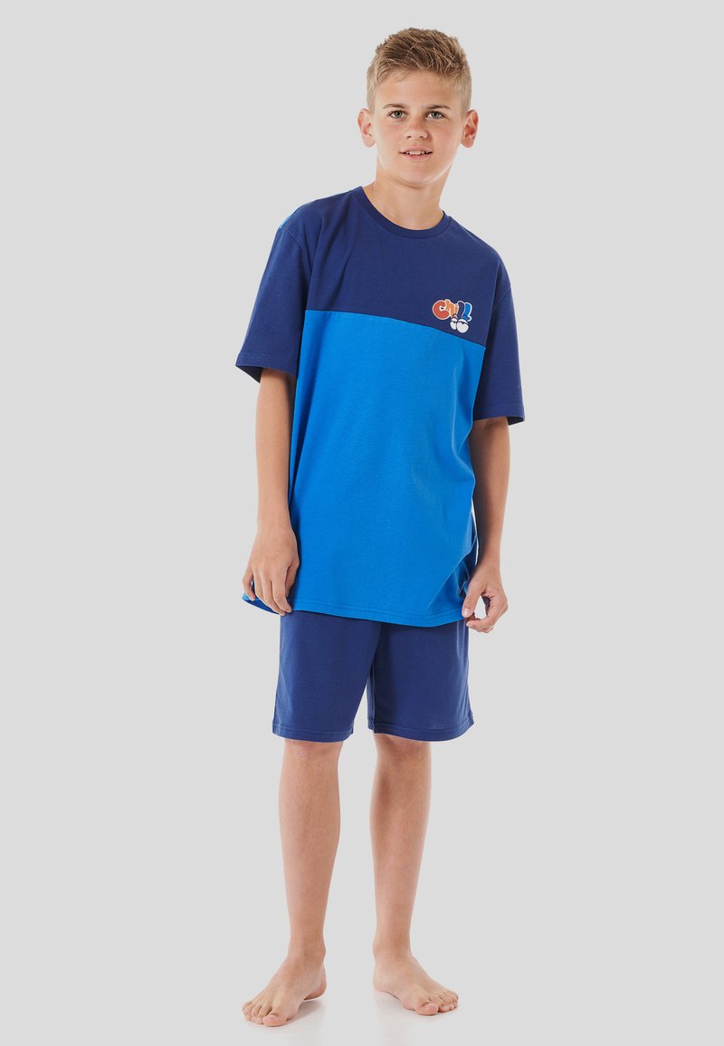Schiesser Ensemble Pyjama Garçon Coton Bio - Original Classics Véhicule Jaune