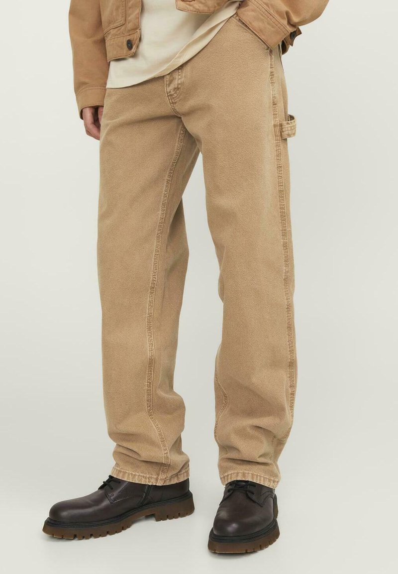 Jack & Jones IEDDIE CARPENTER NOOS - Vaqueros rectos - tigers eye