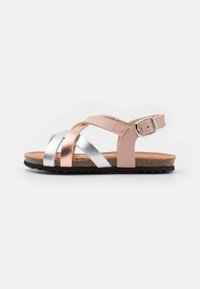 Geox - CHILENE GIRL - Sandaler - dark rose/silver Miniatyrbilde 1