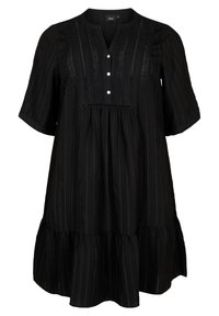 Zizzi Abito a camicia - black