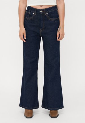 Flared jeans - dark-blue denim