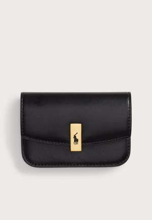 POLO ID LEATHER FOLD-OVER CARD CASE - Futrola za posjetnice - black
