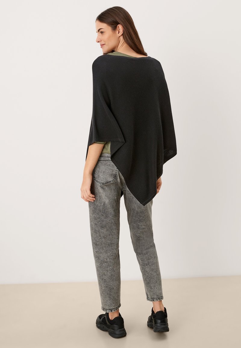Damen Leichte Jacken | s.Oliver WAFFELSTRUKTUR Cape black/schwarz - DE81282 Damen Leichte Jacken | s.Oliver WAFFELSTRUKTUR Cape black/schwarz - DE81282