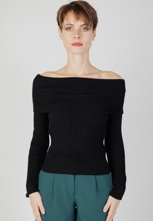 ONLKATIA OFF SHOULDER - Pullover - black