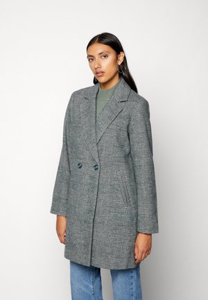 ICHI IHJANNY CHECK JA - Manteau classique - kombu green