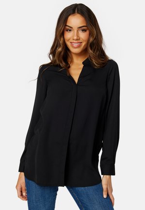 Bubbleroom WOVEN TUNIC - Blouse - black