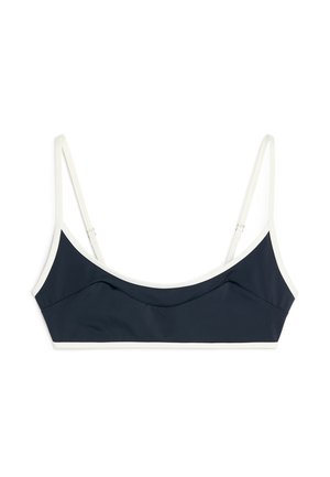 ARKET, ARKET CONTRASTING BIKINI TOP - Haut de bikini - navy
