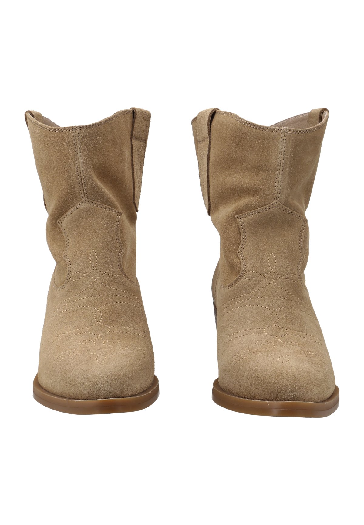 Unisa GWEN - Enkellaarsjes met sleehak - beige - Zalando.nl