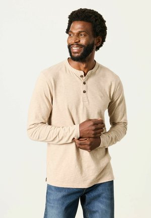 FatFace, TALL FIT - LONG SLEEVE WOODSIDE T-SHIRT - Langarmshirt - oatmeal
