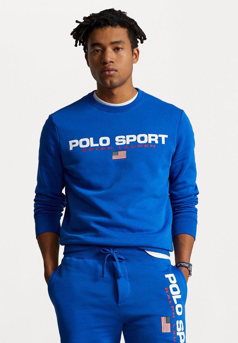 Polo Sport Ralph Lauren - POLO SPORT FLEECE SWEATSHIRT - Sweatshirt - heritage blue, Förstora