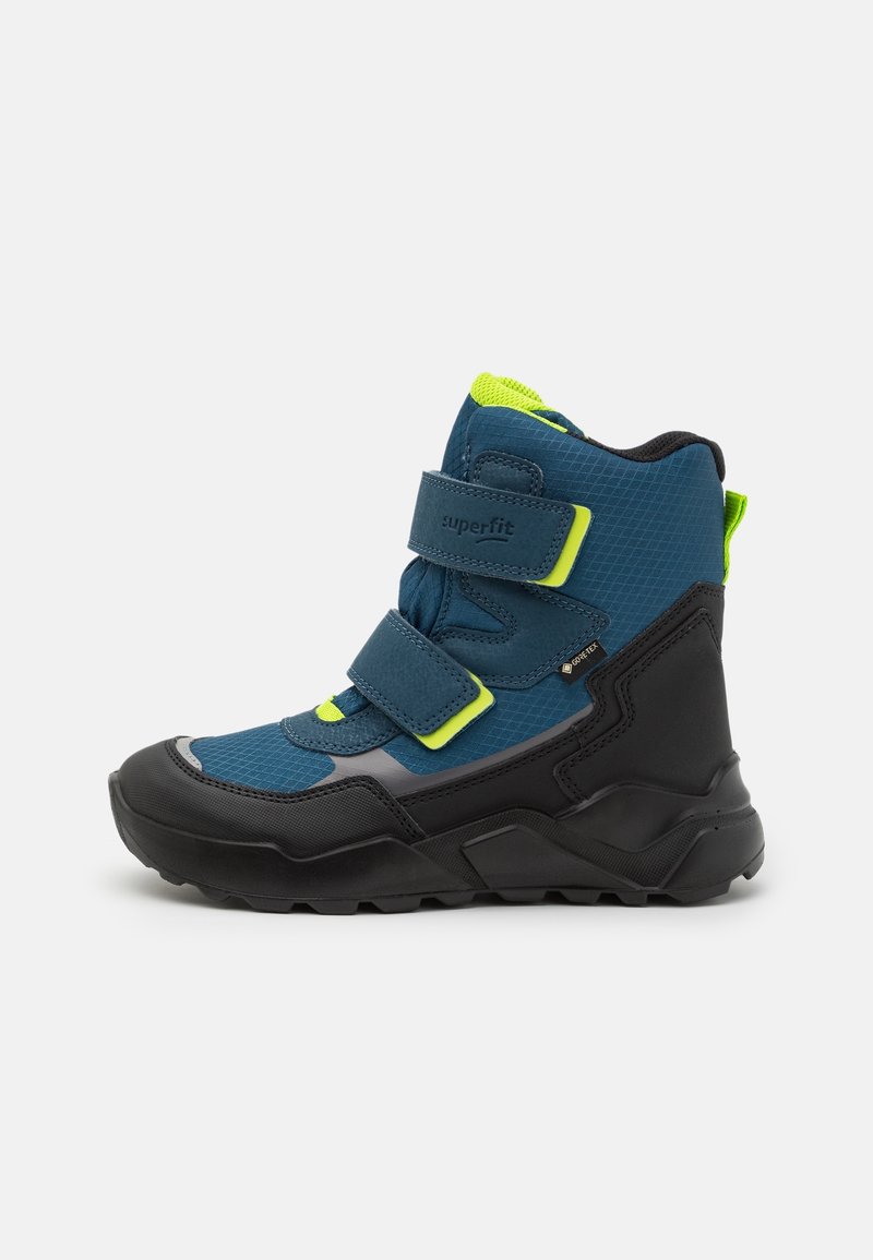 Superfit ROCKET - Zimní obuv - blau/hellgrün
