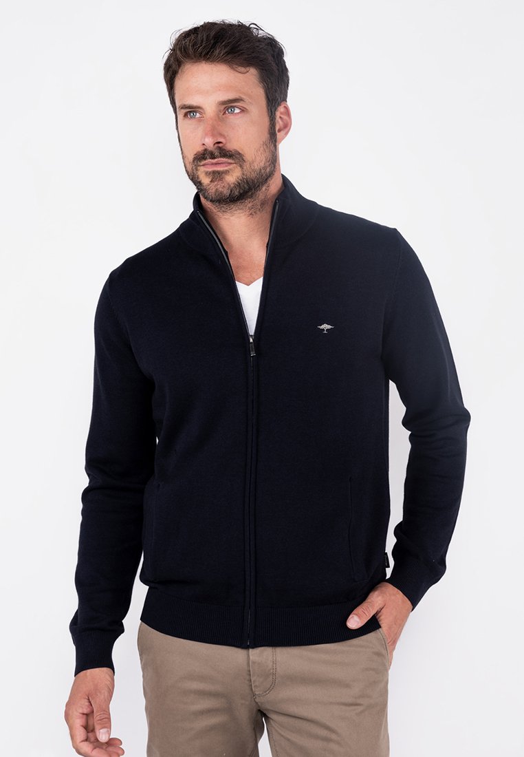 Fynch-Hatton - Sweater met rits - navy, Vergroten