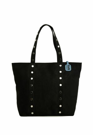 LARGE  WITH STUD DETAILS - Nakupovalna torba - black