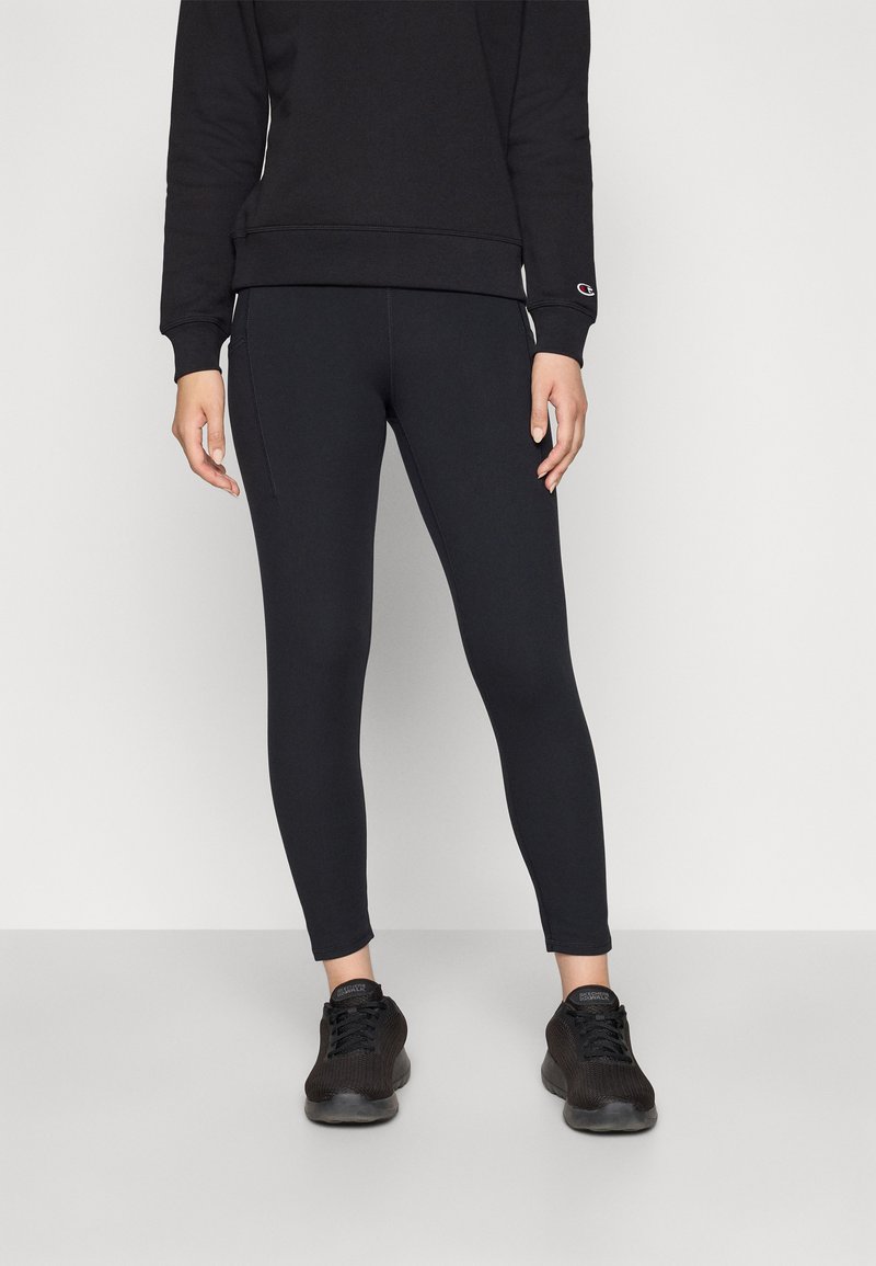 Champion GYM LIFESTYLE 7/8 LEGGINGS - Tajice - black