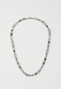 MIXED BEZELS MAREA NECKLACE - Halskette - white/green/silver-coloured