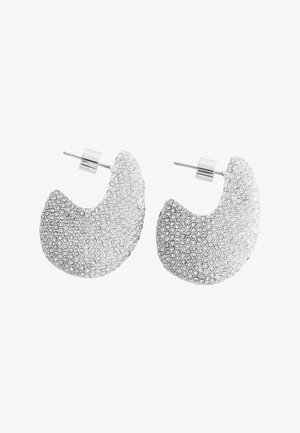 & OTHER STORIES, & OTHER STORIES RHINSTONE DROP EARRINGS - Boucles d'oreilles - silver-coloured