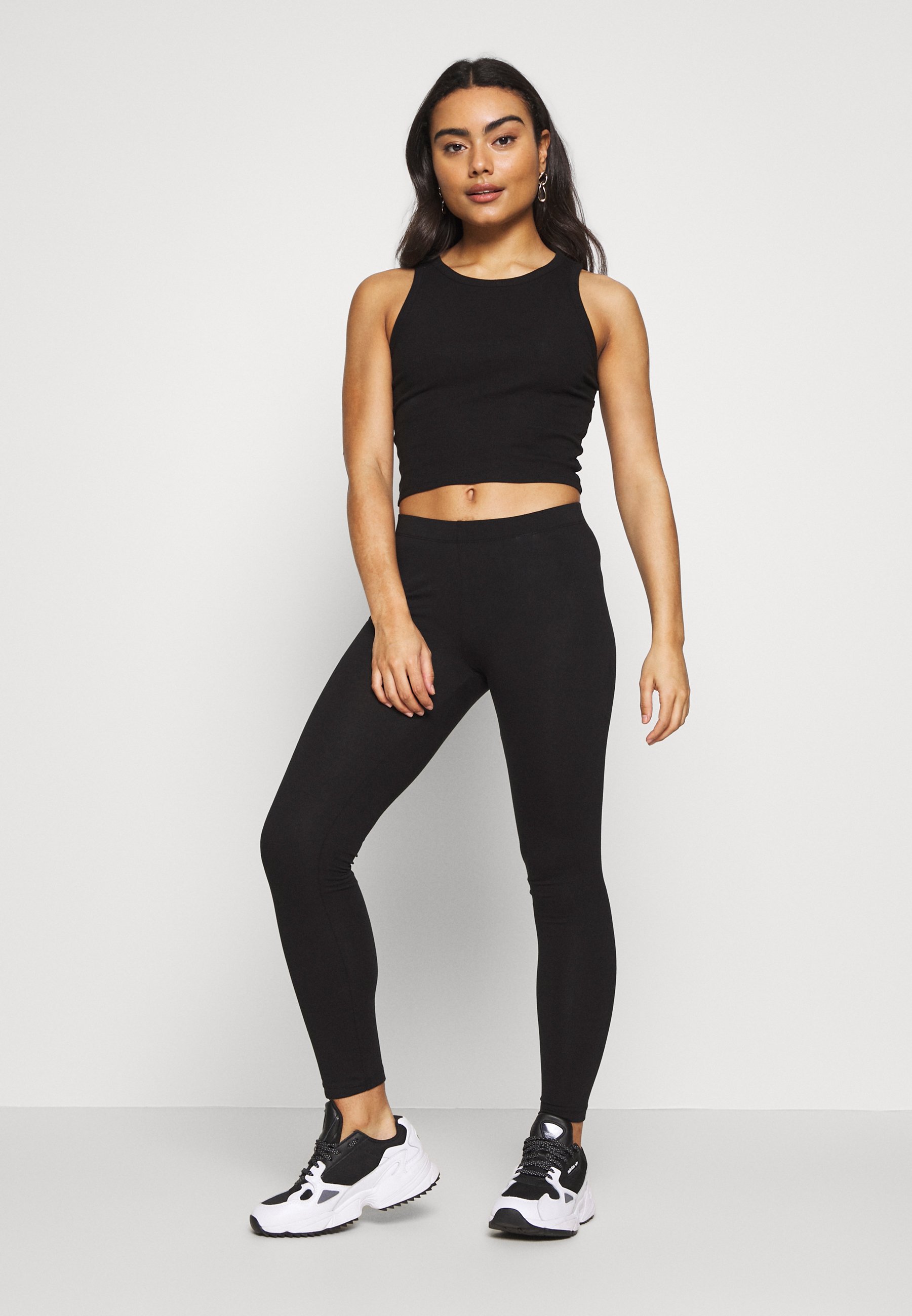 Even\u0026Odd Petite Leggings - Trousers - black - Zalando.co.uk