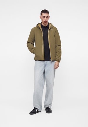 K-Way, JACK WARM DOUBLE UNISEX - Зимно яке - green army/beige khaki