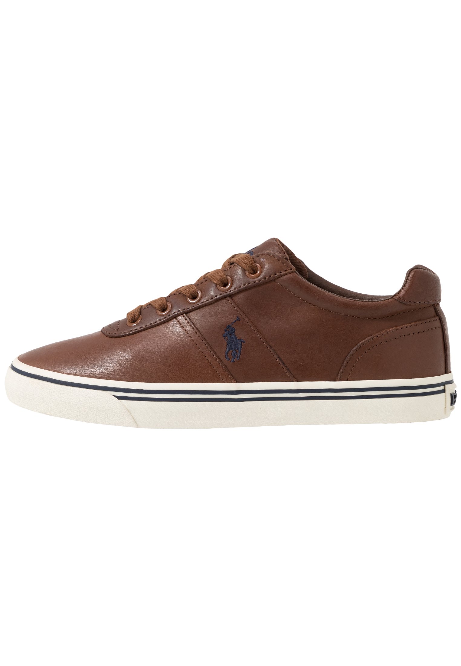 Polo Ralph Lauren HANFORD LEATHER SNEAKER Sneakers tan/gulbrun - Zalando.dk