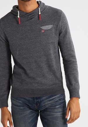 Trui - mottled dark grey