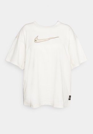 PLUS - T-shirt con stampa - phantom/black/sanddrift