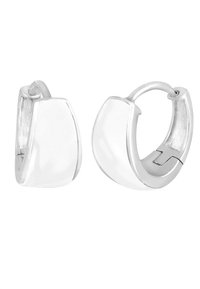 Elli CLASSIC HOOPS - Øreringe - weiß