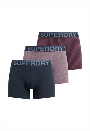 3 PACK - Boxer brief - nvy port stripe gry mrl feeder