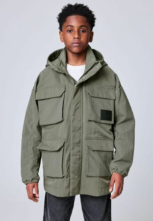 smALLSAINTS, LONGLINE FOUR POCKET COAT - Cappotto invernale - khaki green
