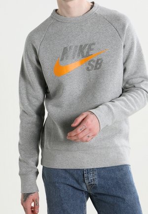 Sweater - mottled grey