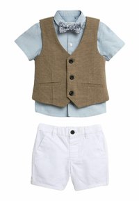 Next SET REGULAR FIT - Vestă - tan brown