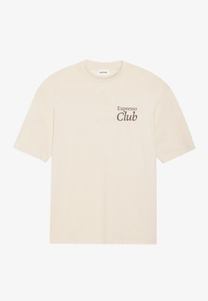 YOURTURN UNISEX - Print T-shirt - oatmeal