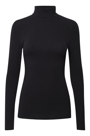b.young PAMILA ROLL NECK - T-shirt à manches longues - black