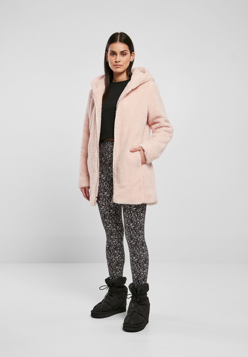 Urban Classics - LADIES SHERPA JACKET - Vinterfrakke - pink, Forstør