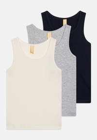Friboo - UNISEX 3 PACK - Caraco - off-white/mottled light grey/dark blue Image miniature 1
